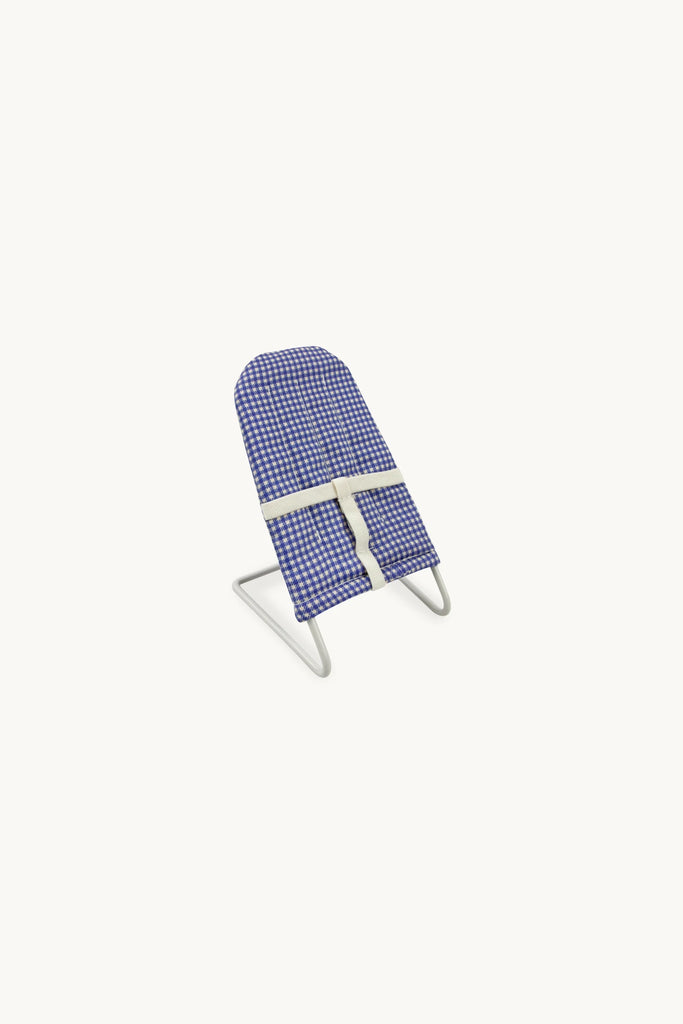 Gommu Pocket Vichy Bouncing Chair - Blue