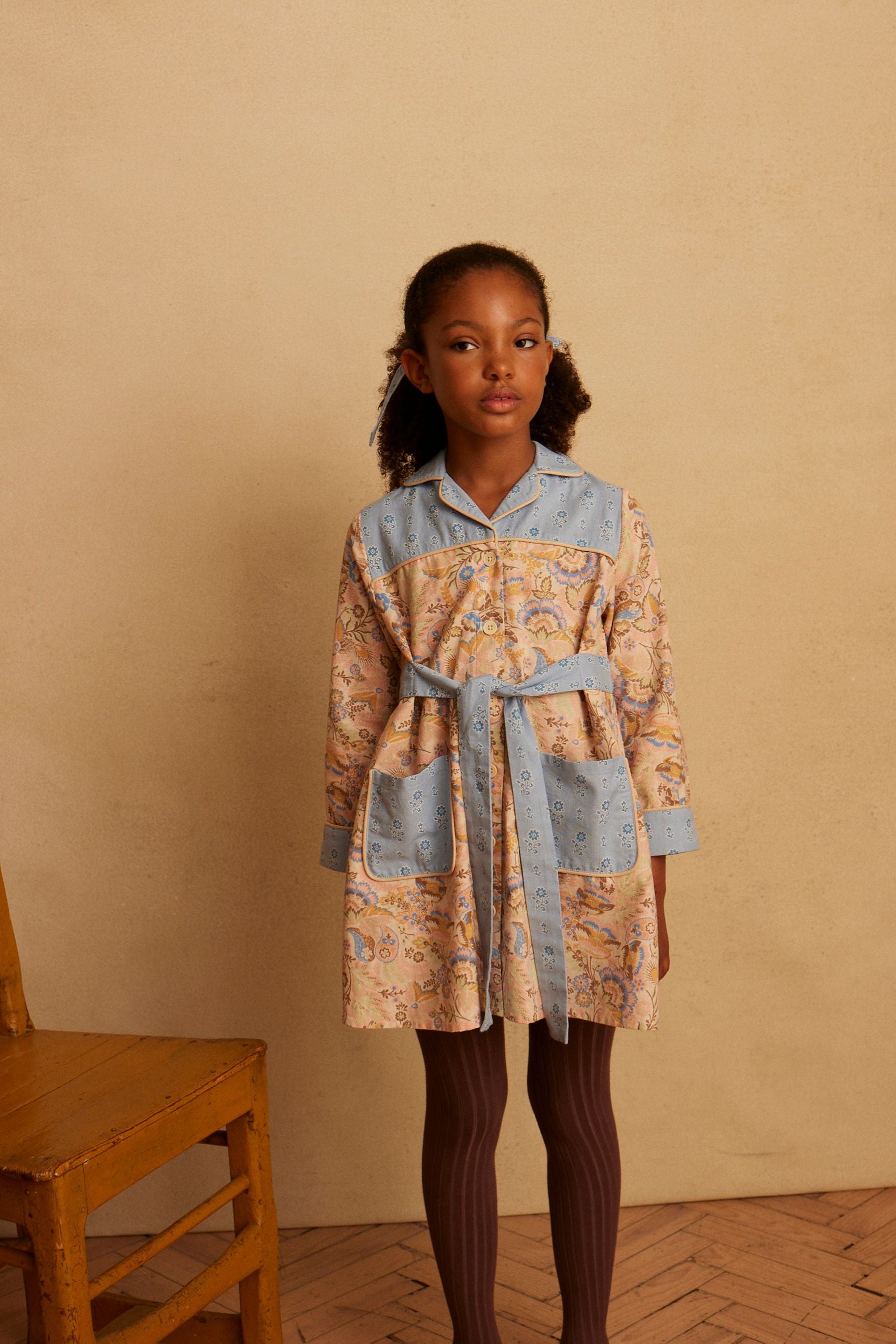 ワンピース 2024AW Apolina Elvi Shirtdress 5-7y Apolina, Elvi Shirt Dress in Woodland Cream – CouCou