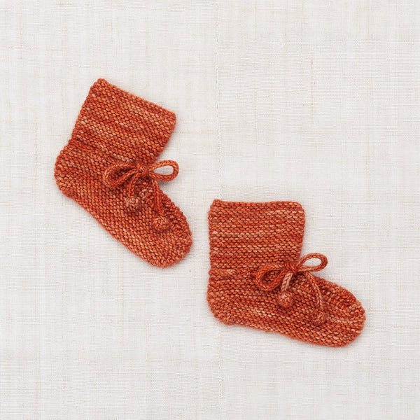 Layette Classic Booties in Cinnamon