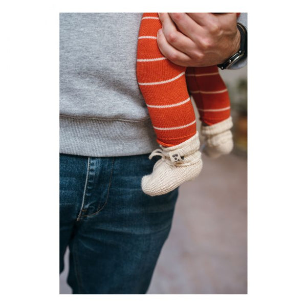 Orion Booties in Milk
