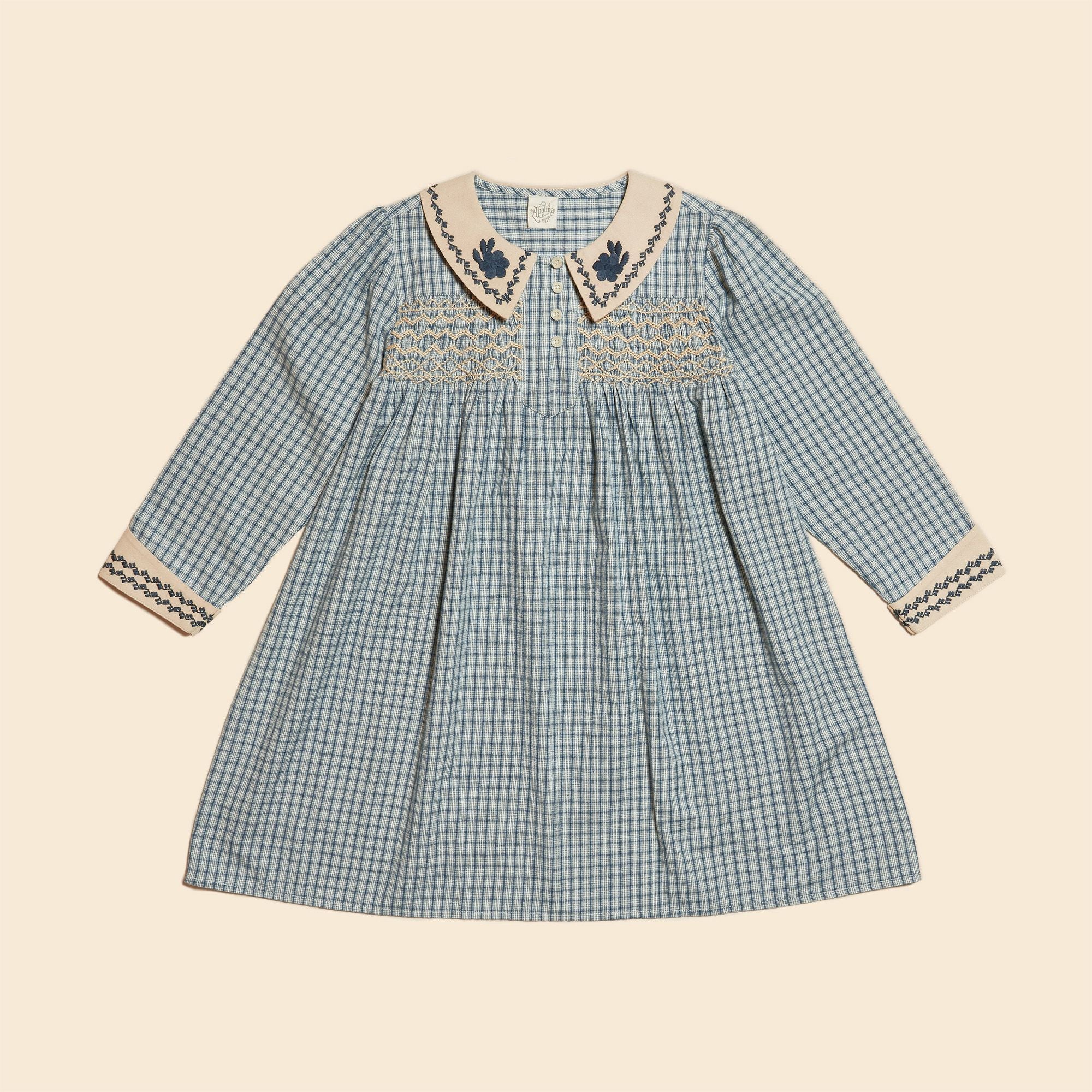 Apolina Minnie Dress in Worker Check – CouCou