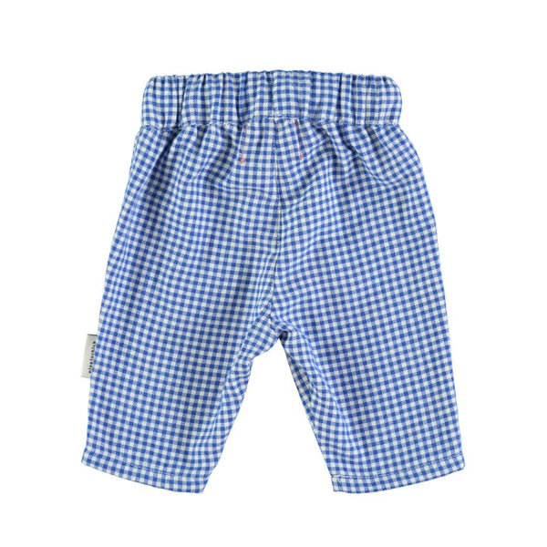 Check Baby Trousers in Blue