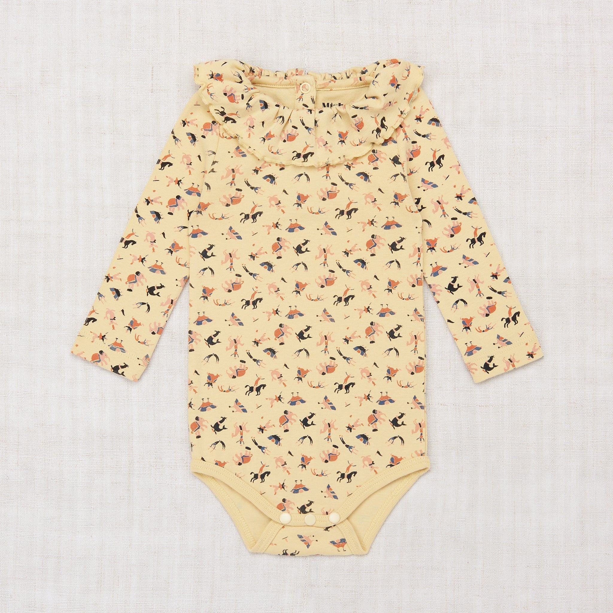 Layette Paloma Onesie in Linen Circus