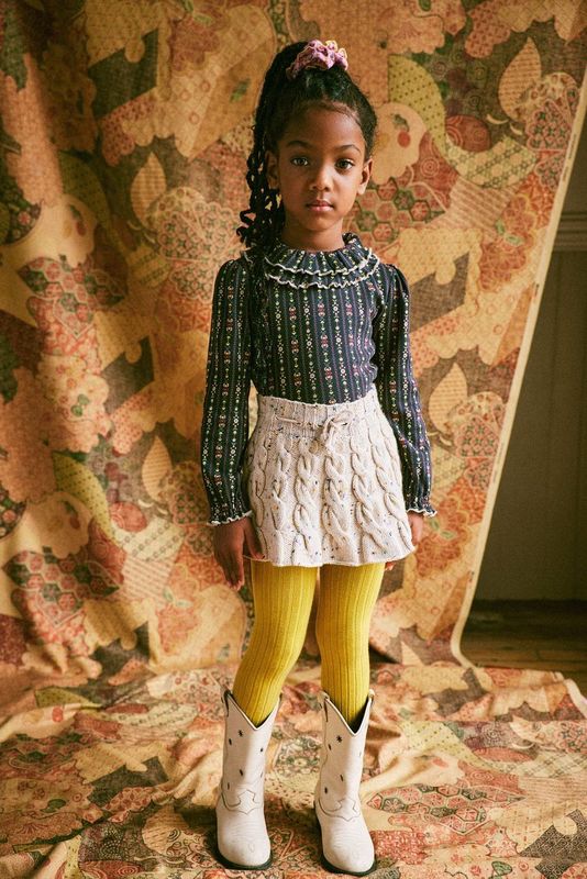 Misha&Puff Peggy Top Licorice Bohemia 4y