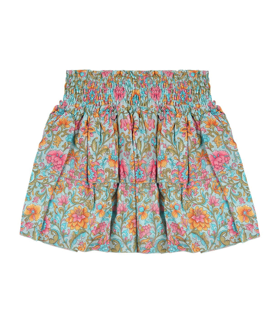 Roumia Skirt in Water River Flowers