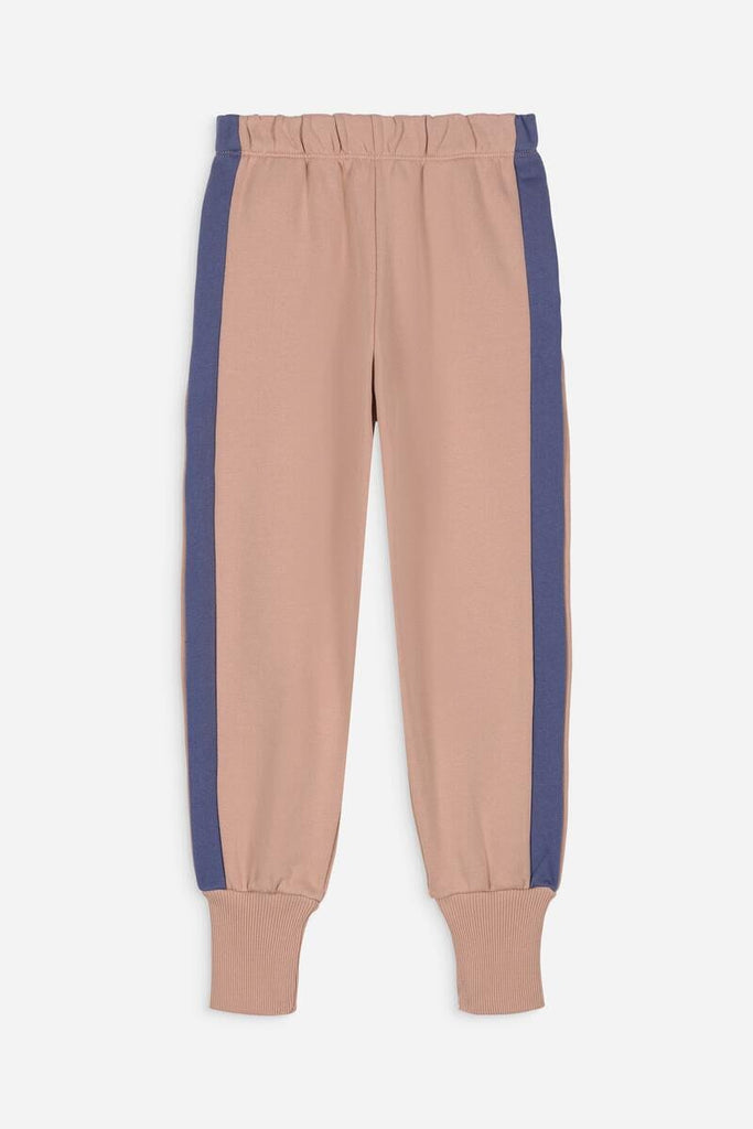 Charles Joggers in Rosewood with Lateral Stripe
