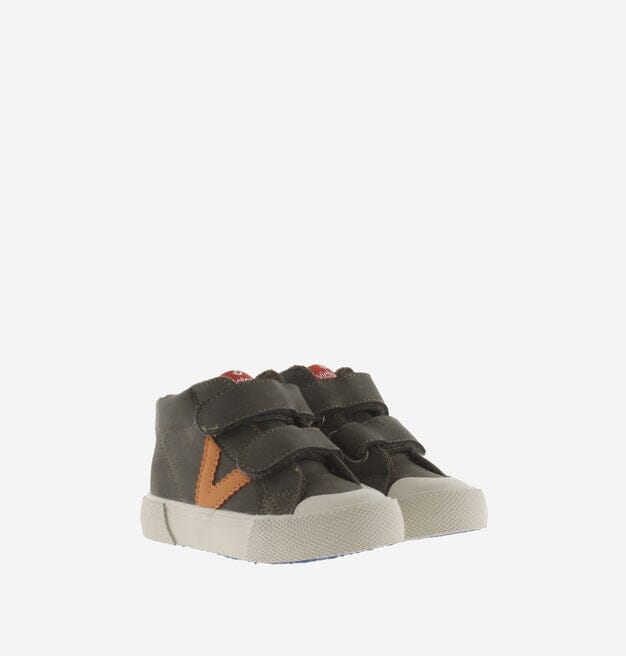 Tribu Double Velcro Mid Boot Kaki