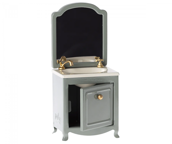 Sink Dresser w/Mirror - Dark Mint