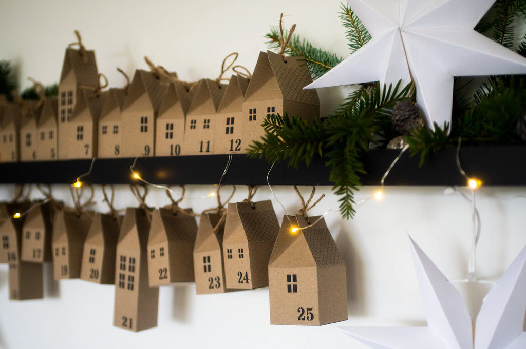 DIY Advent Calendar Houses Kit
