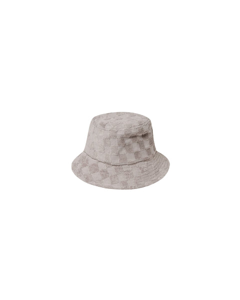 Terry Bucket Hat in Cloud Check