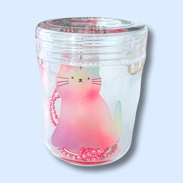 Acrylic Rainbow Cat Necklace