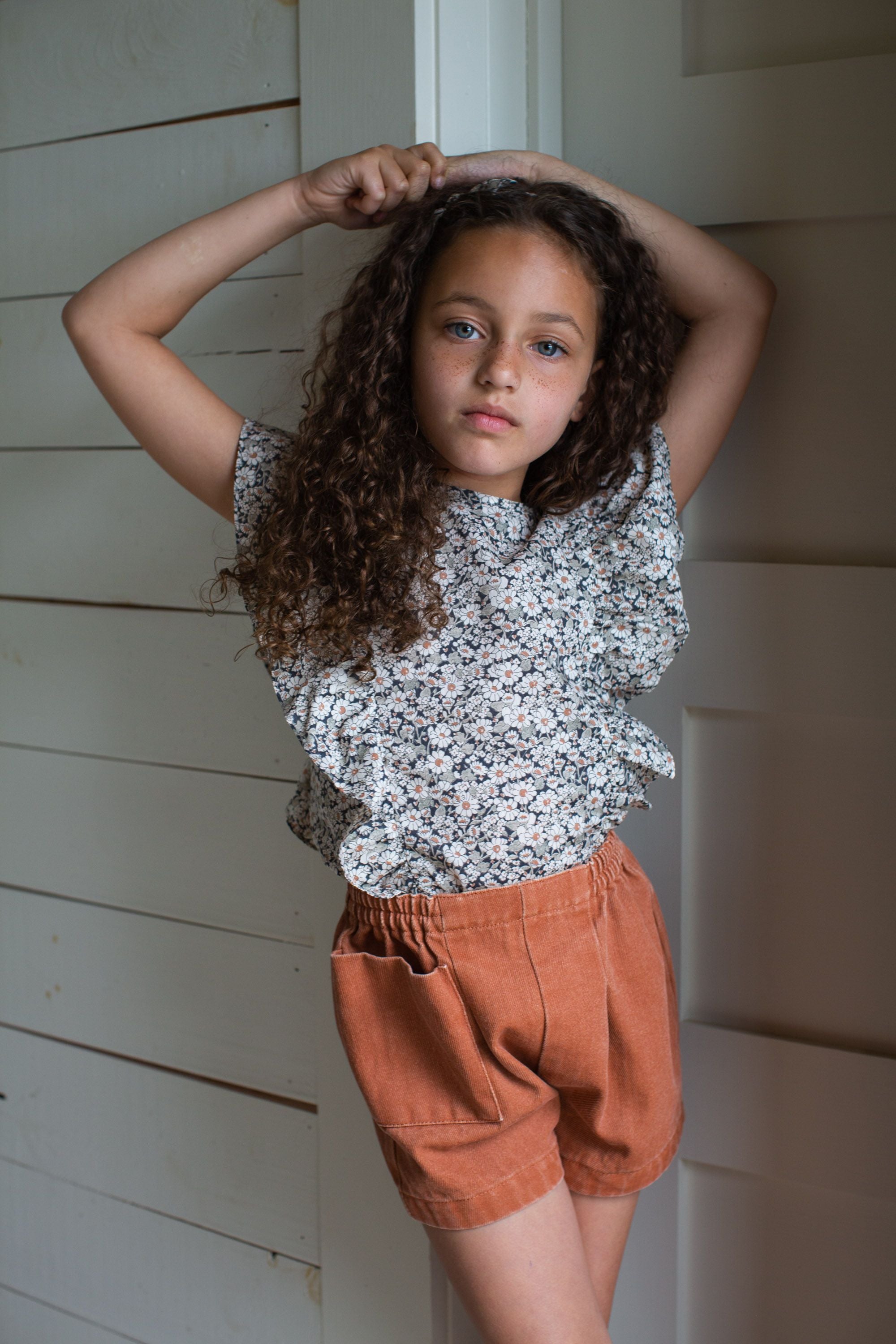 Soor Ploom, Trude Shorts in Denim Redwood – CouCou