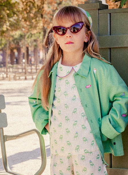 Chair Cap Sleeve Shirt in Gardenia