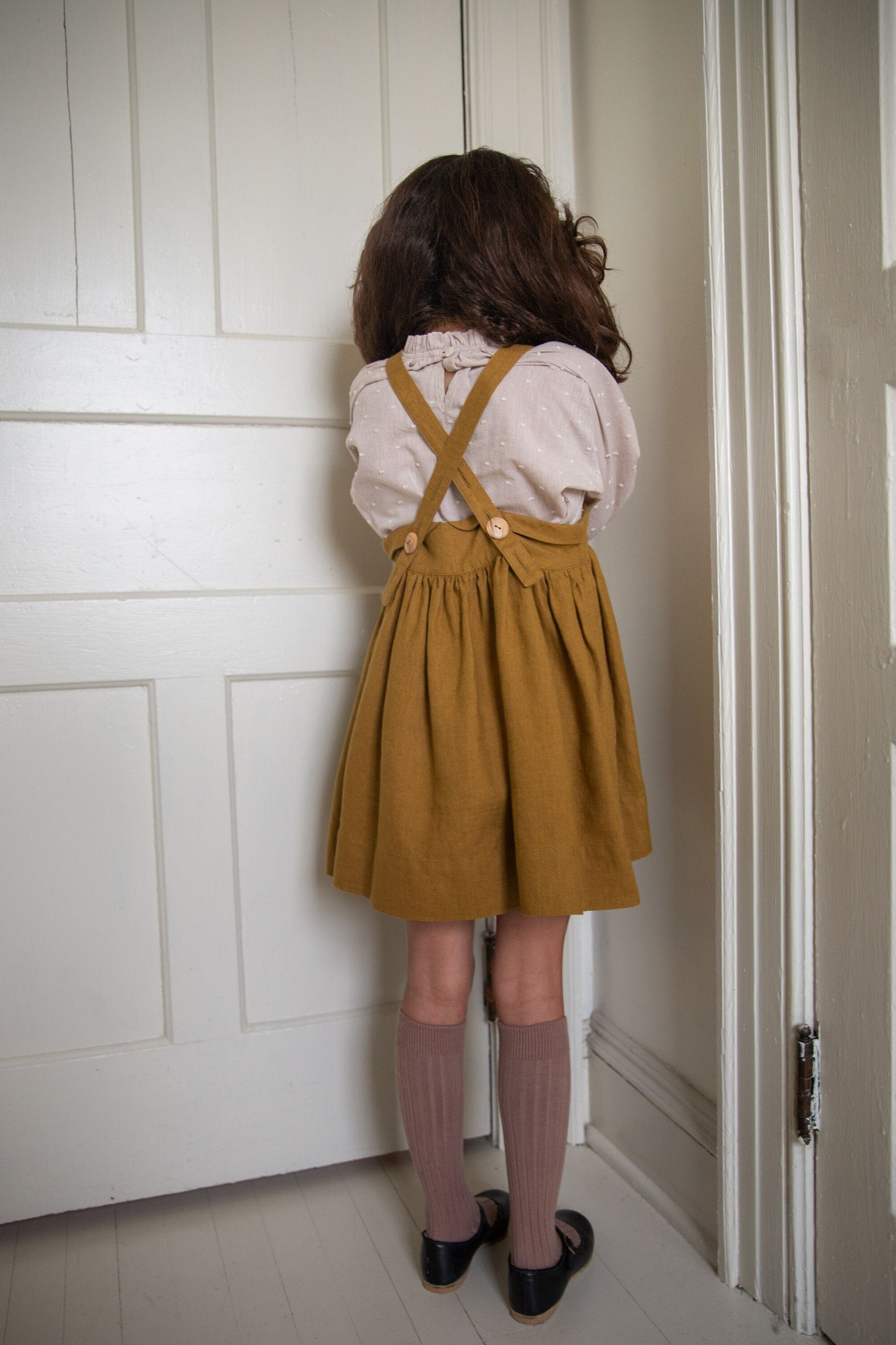 Enola Pinafore in Old Gold