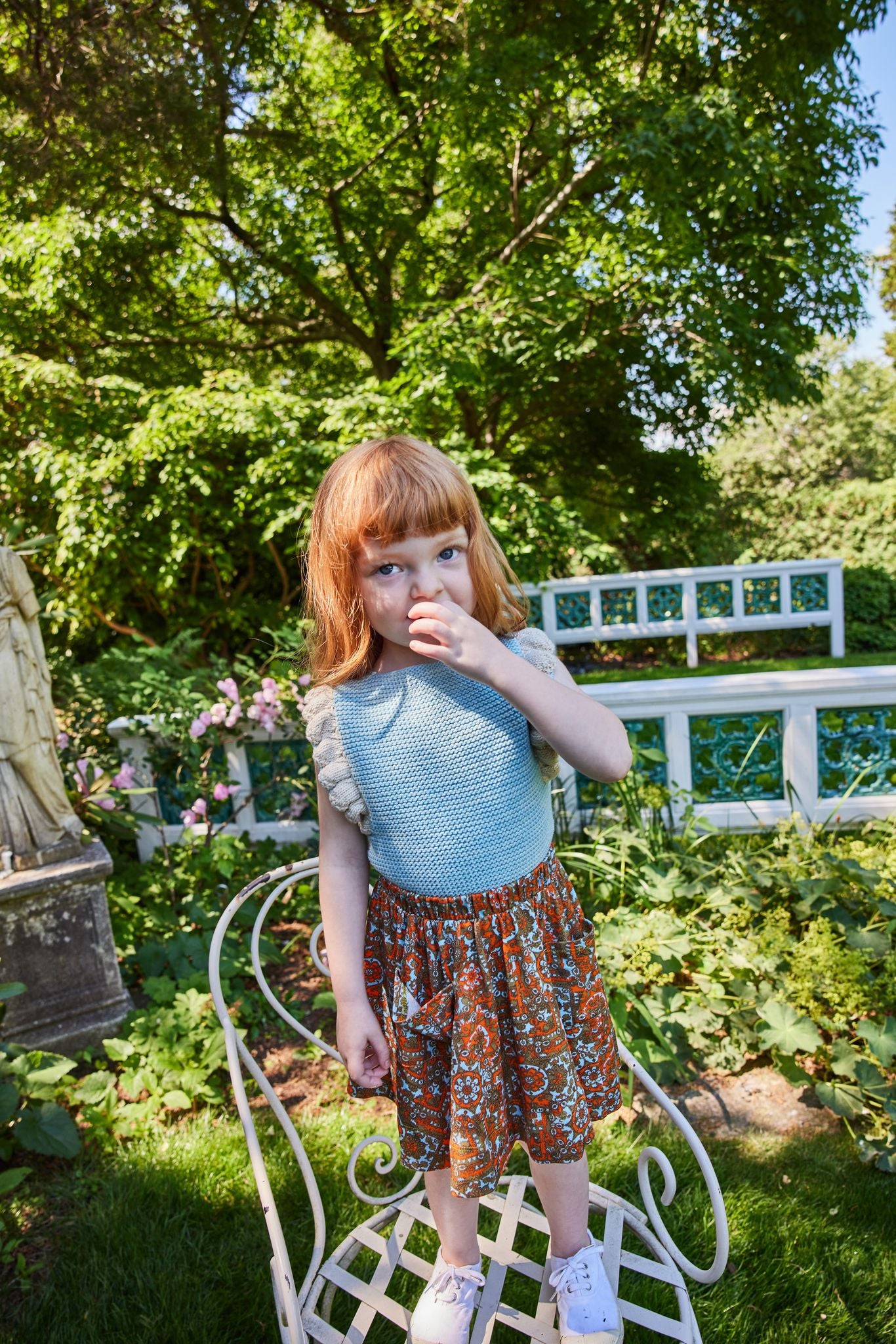 Misha and Puff, Fiora Vest in Tide Pool – CouCou