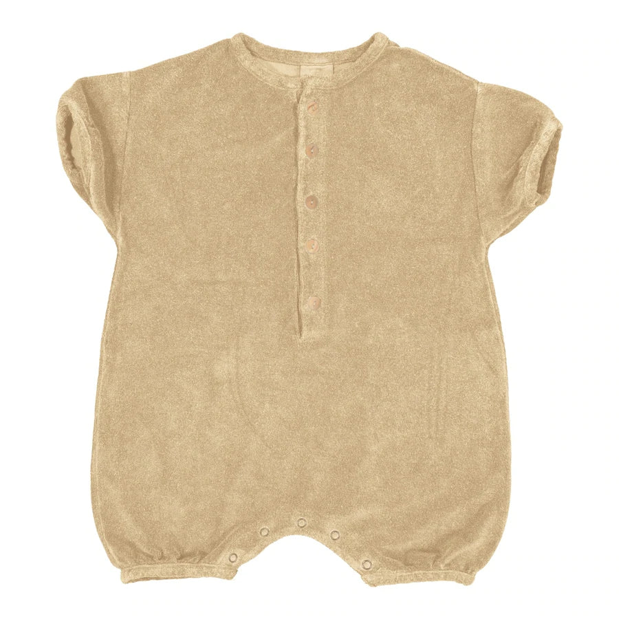 Studio Bohème, Bebecito Romper in Biscuit Stripes – CouCou