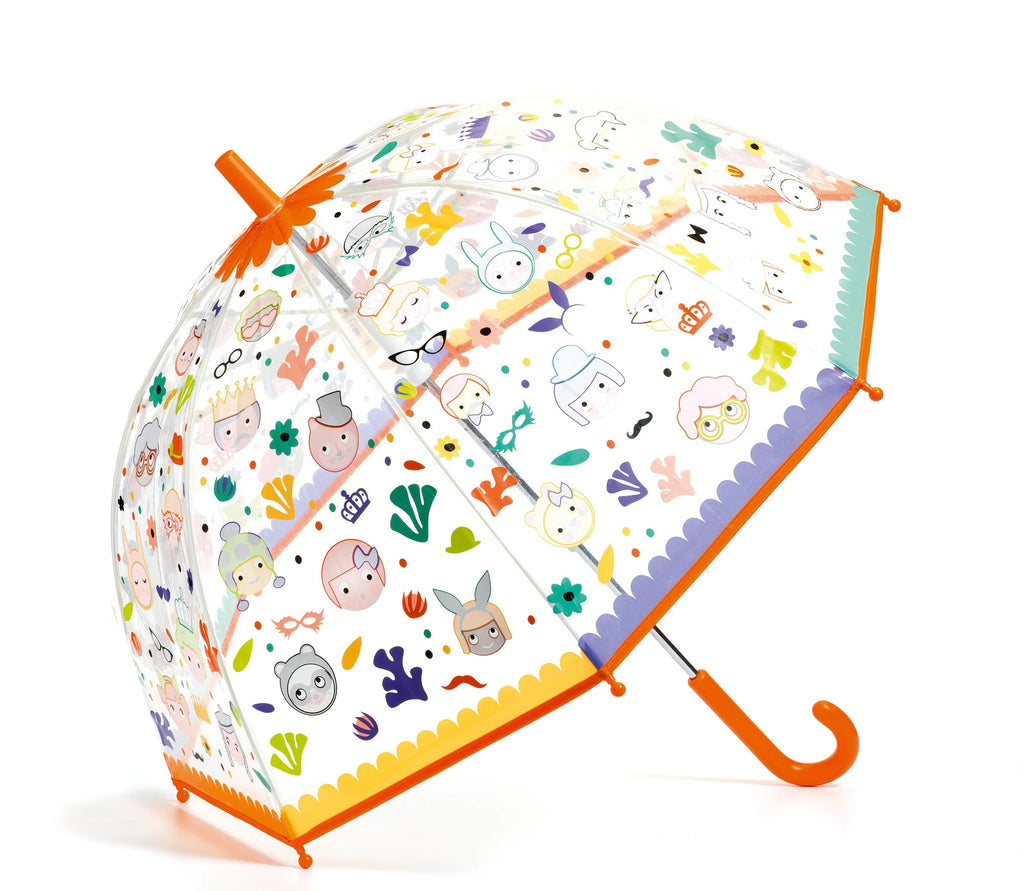 Kids Umbrella, Faces Color-Changing