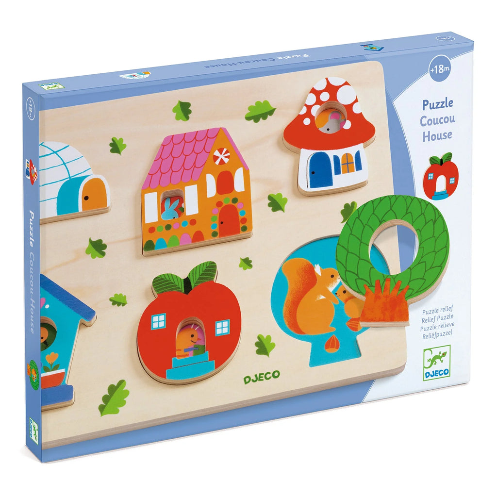 Coucou-House Wooden Puzzle