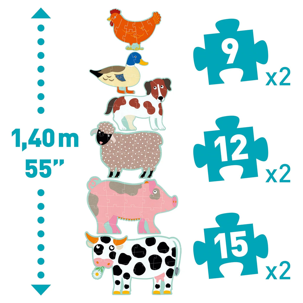 Honoré & Friends Progressive Giant Floor Jigsaw Puzzle