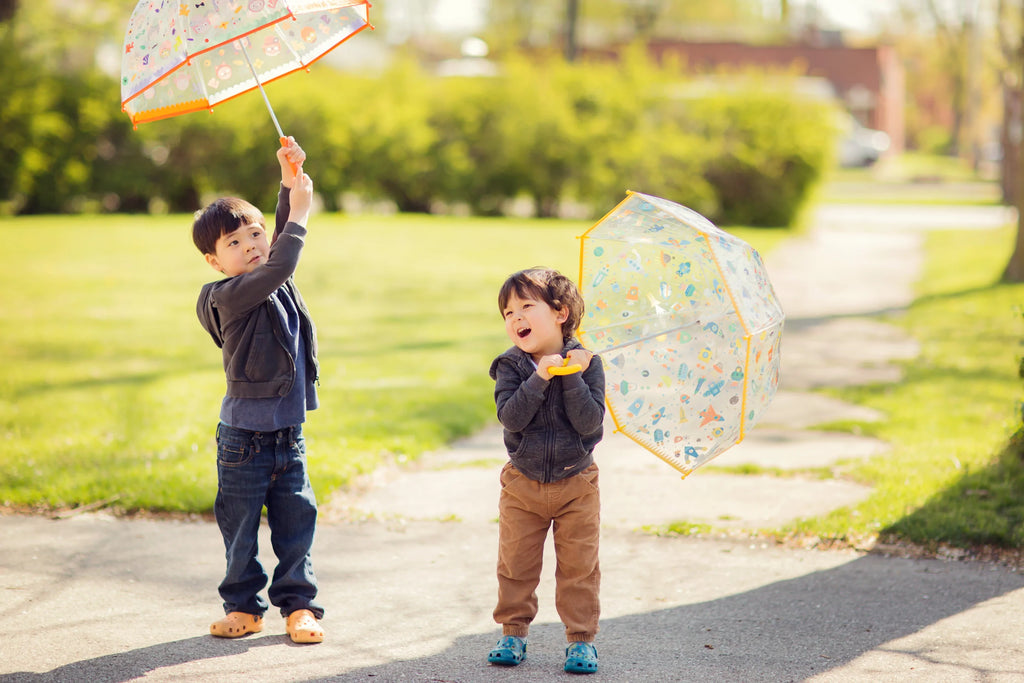 Kids Umbrella, Faces Color-Changing