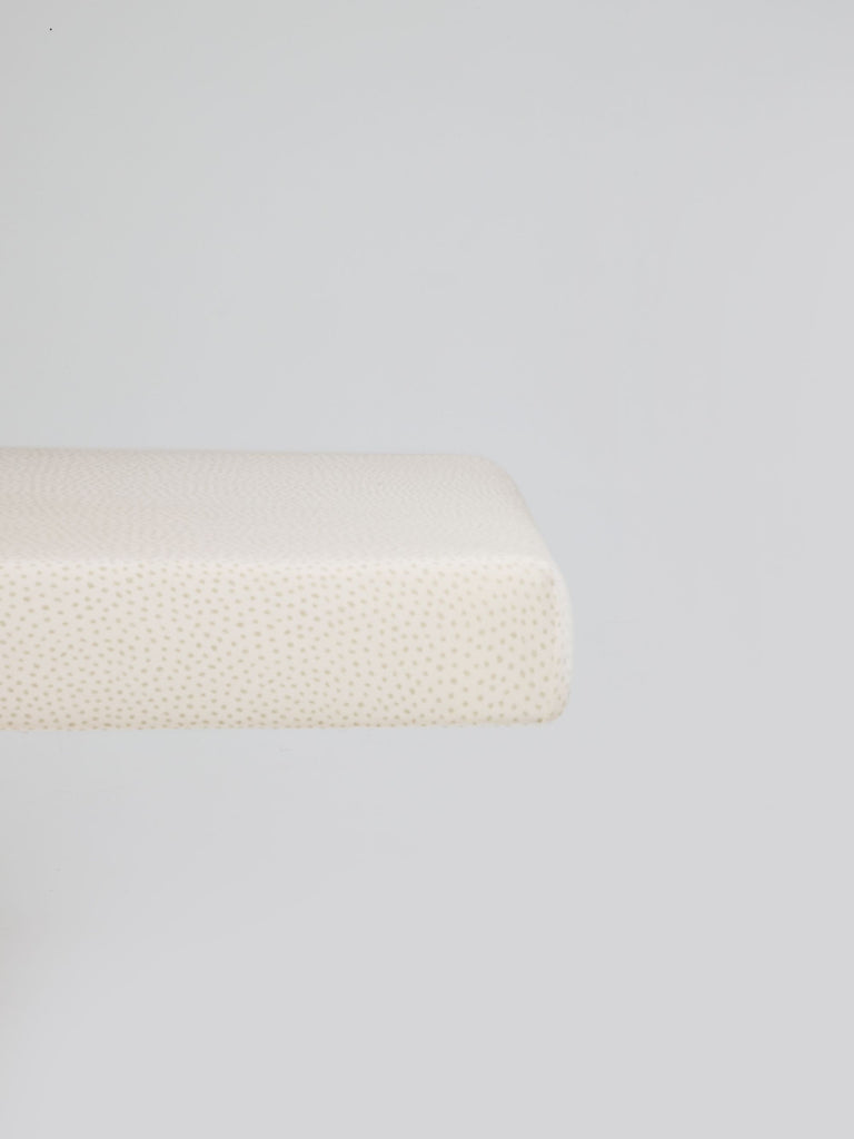 Bamboo Crib Sheet in Natural Speckles