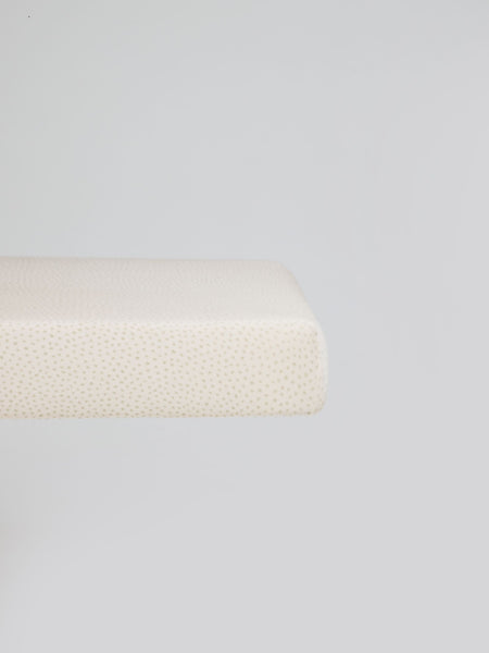 Bamboo Crib Sheet in Natural Speckles