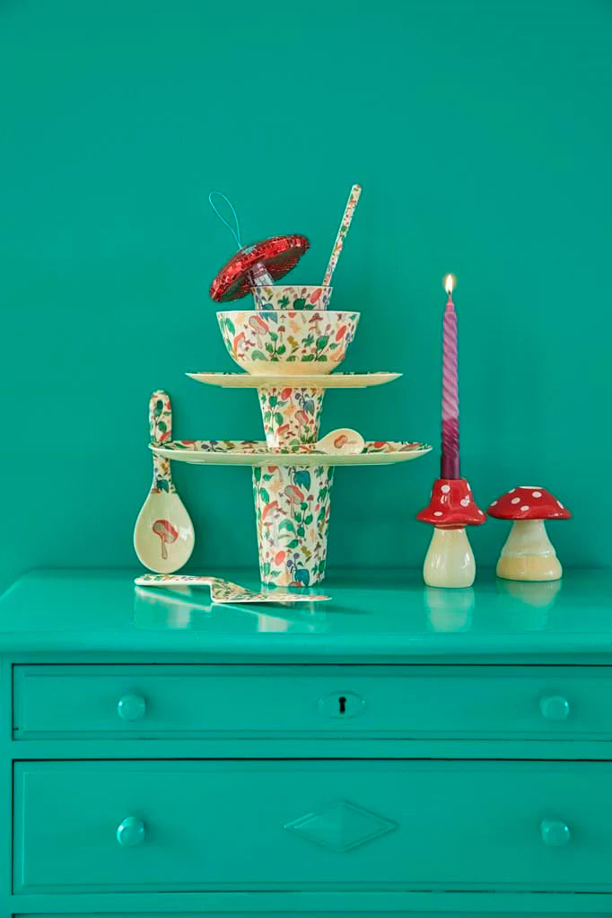 Cup in Mushroom Print