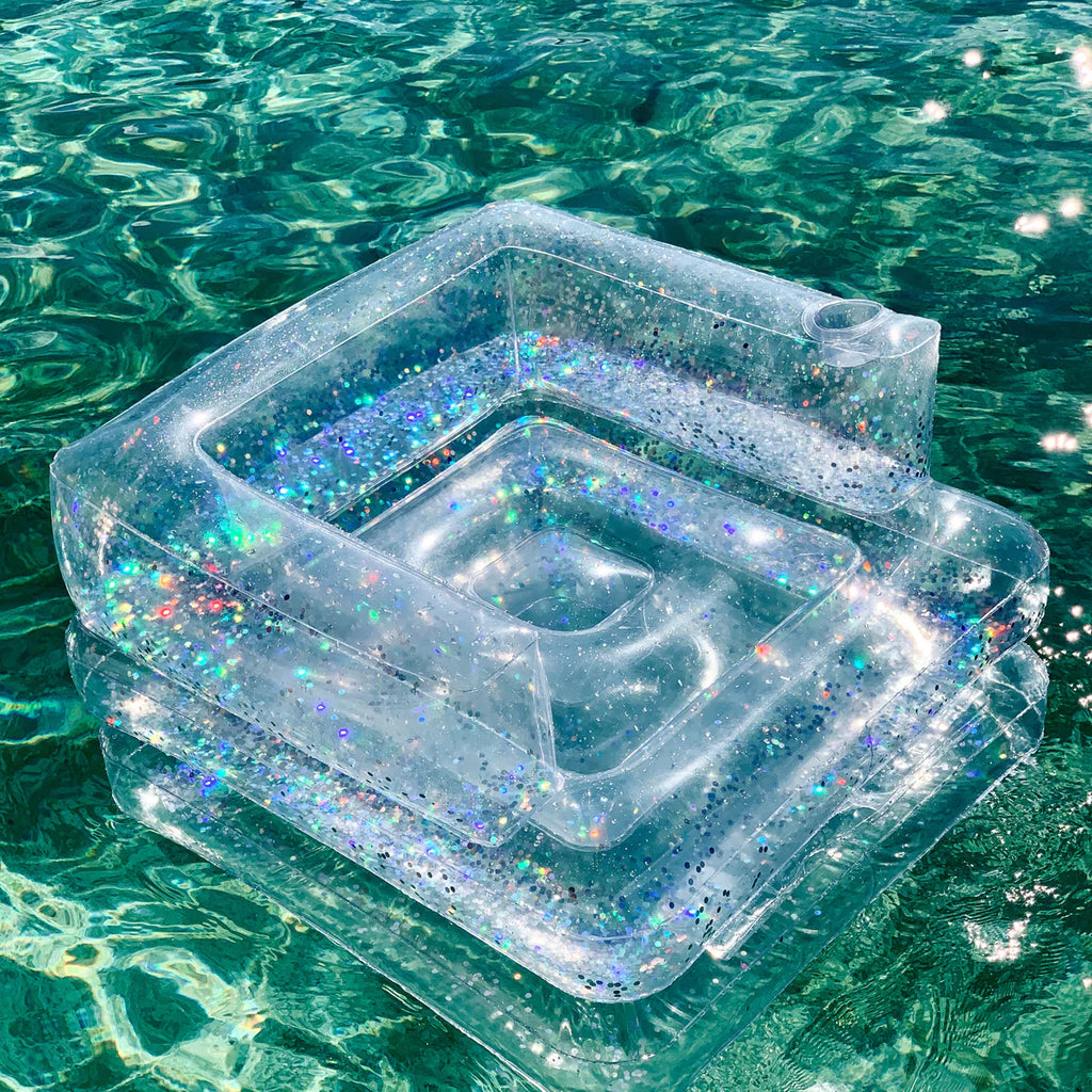 Inflatable Lilo Chair - Glitter