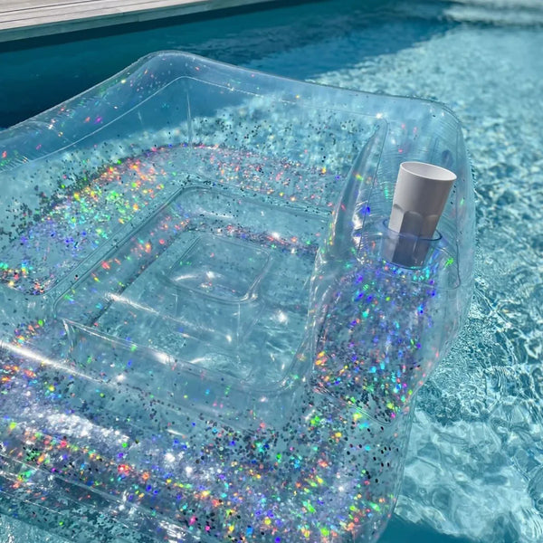 Inflatable Lilo Chair - Glitter