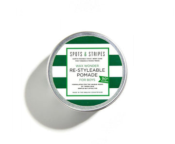 Spots & Stripes,Boys Wax Wonder Re-Stylable Pomade,CouCou,MMK Apothecary