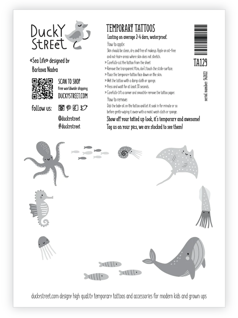 Sea Life Tattoos