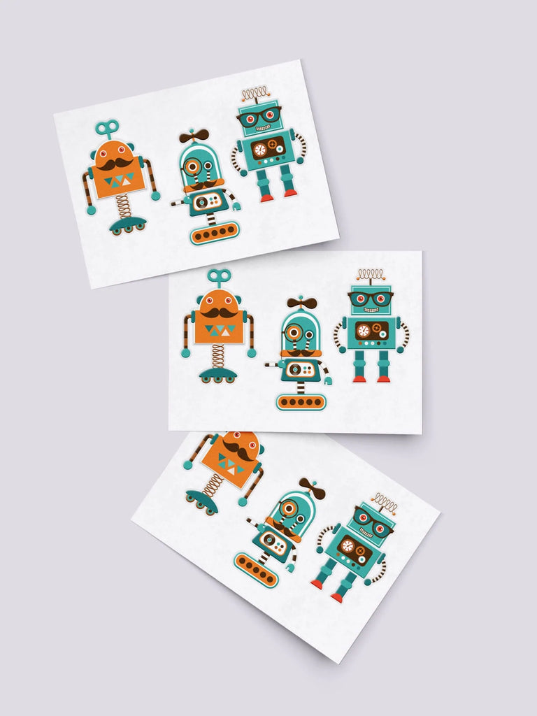 Hipster Robots Tattoos