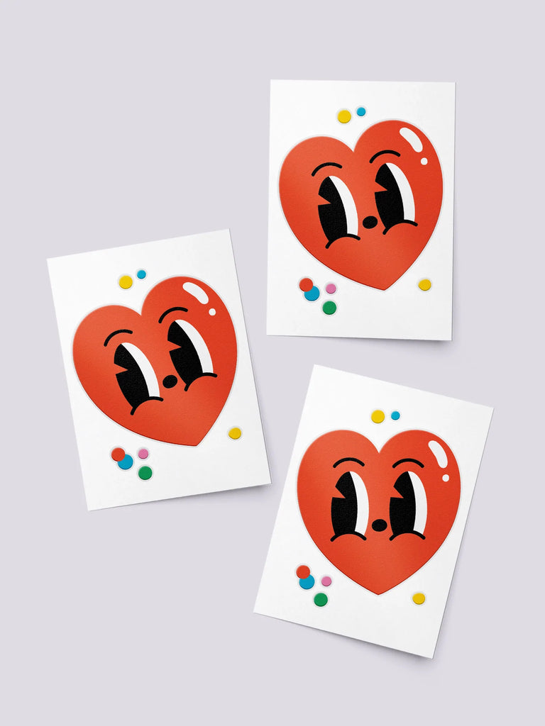 Funky Heart Tattoos