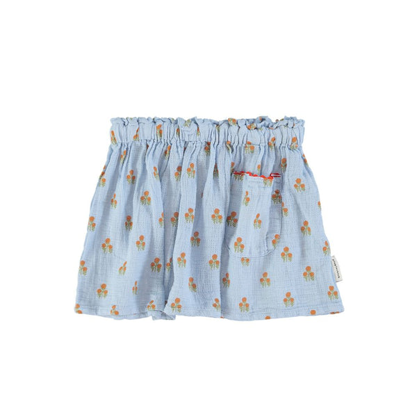 piupiuchick, Short Skirt in Light Blue w/Flowers – CouCou