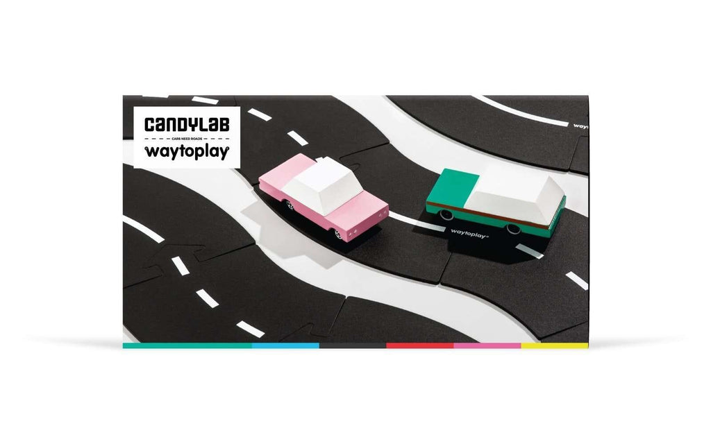 Candylab Toys,Candycar- Open Road Set,CouCou,Toy