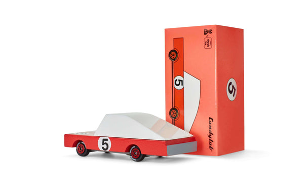 Candylab Toys,Candycar- Red Racer #5,CouCou,Toy