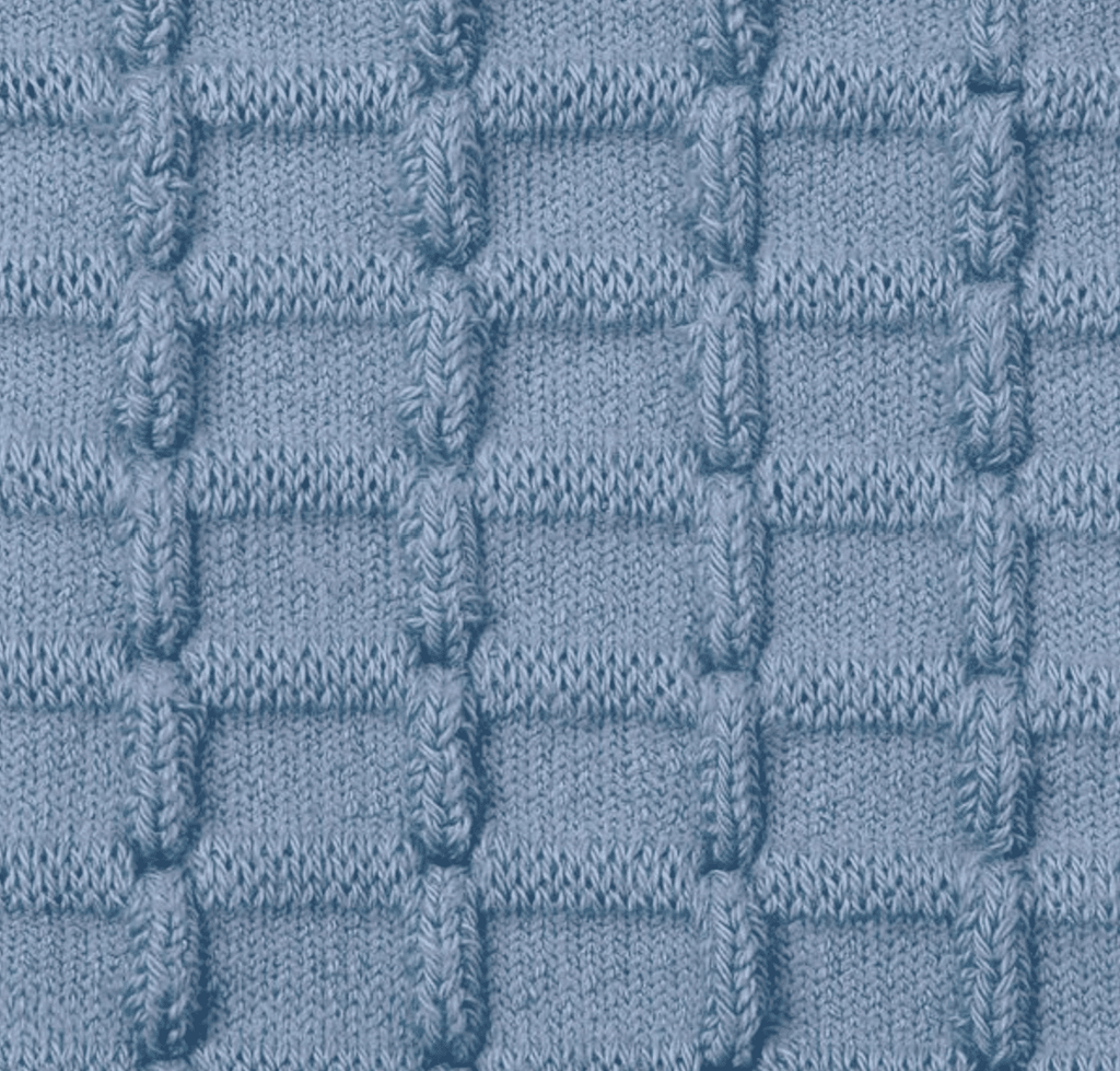 Collegien,Camille Textured Knee-High Socks, Bleu Azur,CouCou,Girl Shoes, Socks & Tights
