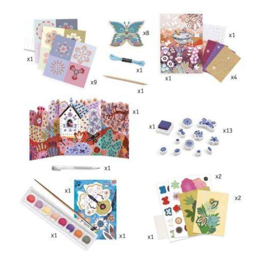 Djeco,The Flower Garden Multiactivity Set,CouCou,Arts & Crafts