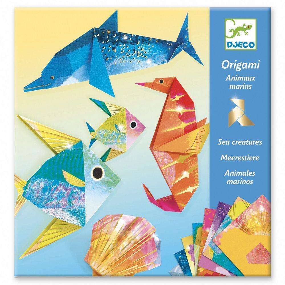 Djeco,Origami Sea Creatures,CouCou,Arts & Crafts