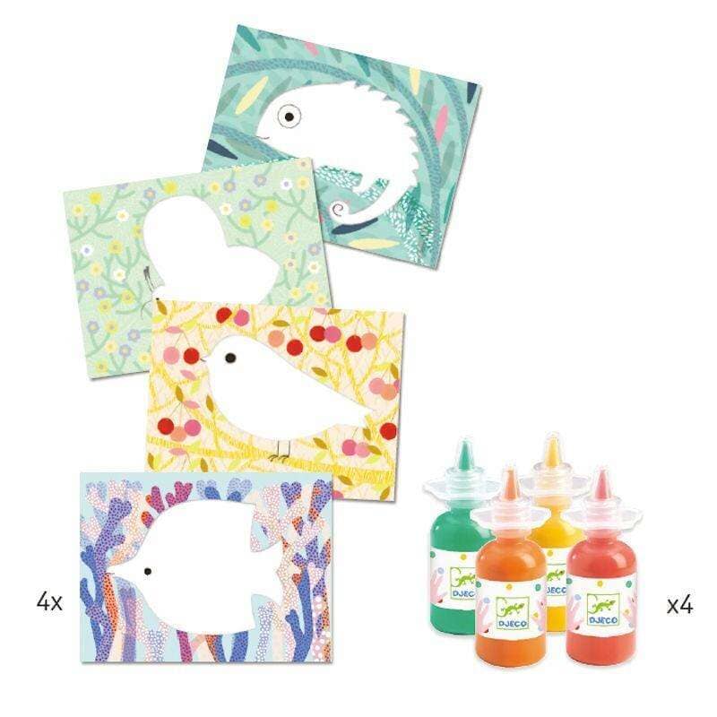 Djeco,Painting Petite Barbouille,CouCou,Arts & Crafts