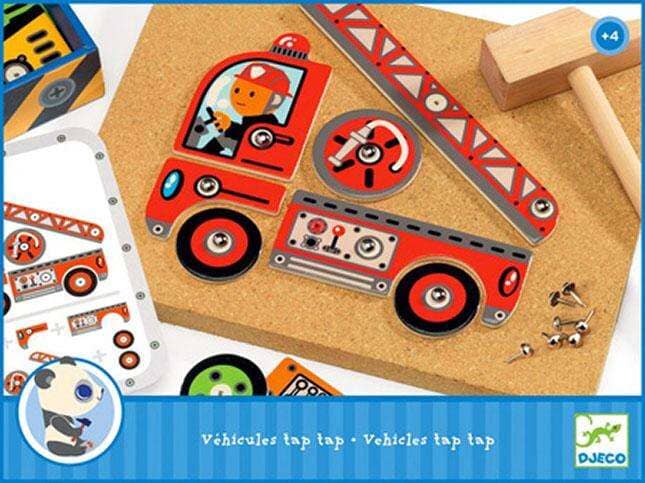 Djeco,Tap Tap - Wooden Vehicles,CouCou,Toy
