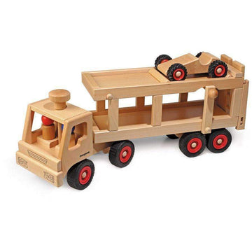 Fagus,Wooden Car Transporter,CouCou,Toy