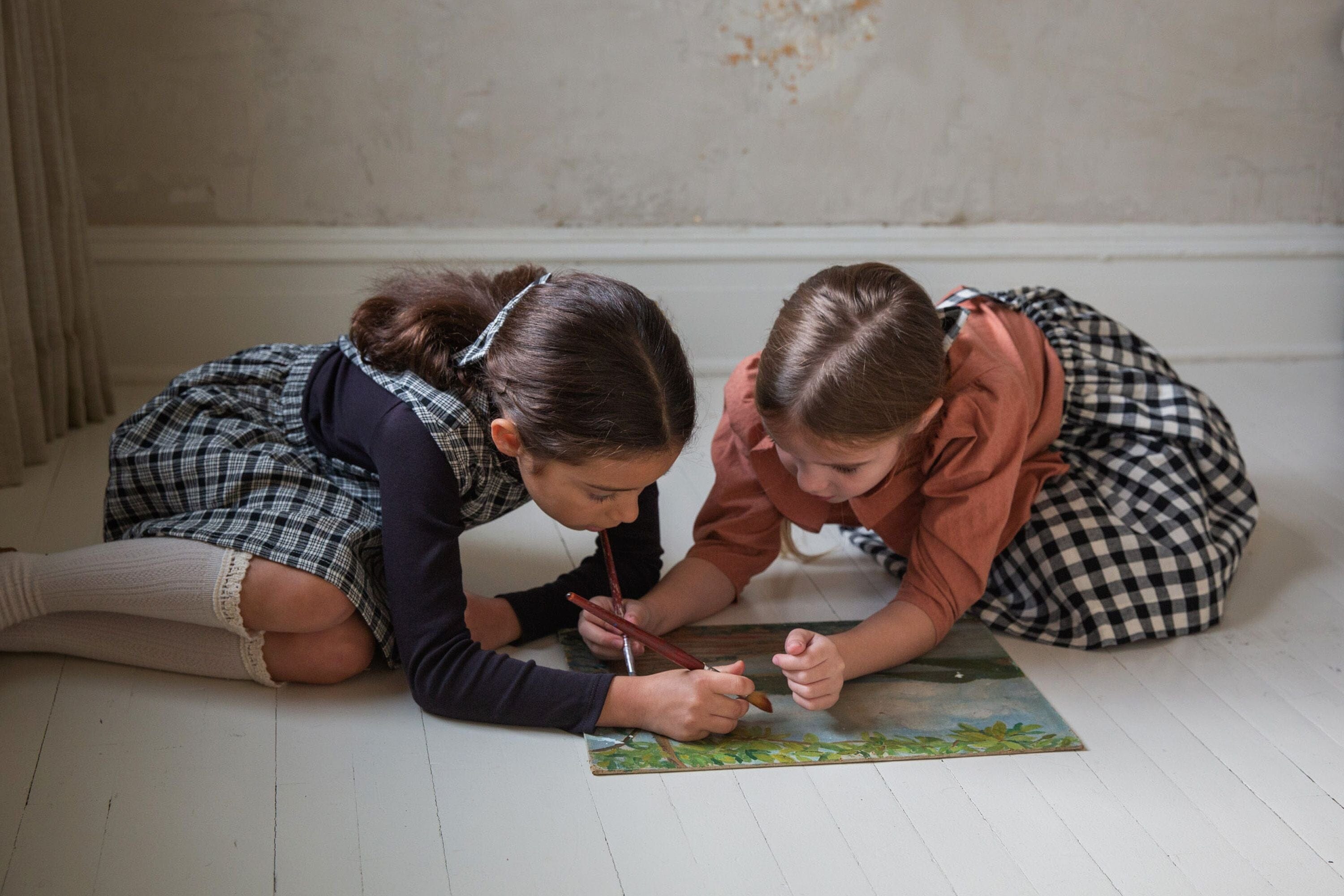 Soor Ploom, Tippi Pinafore in School Plaid – CouCou