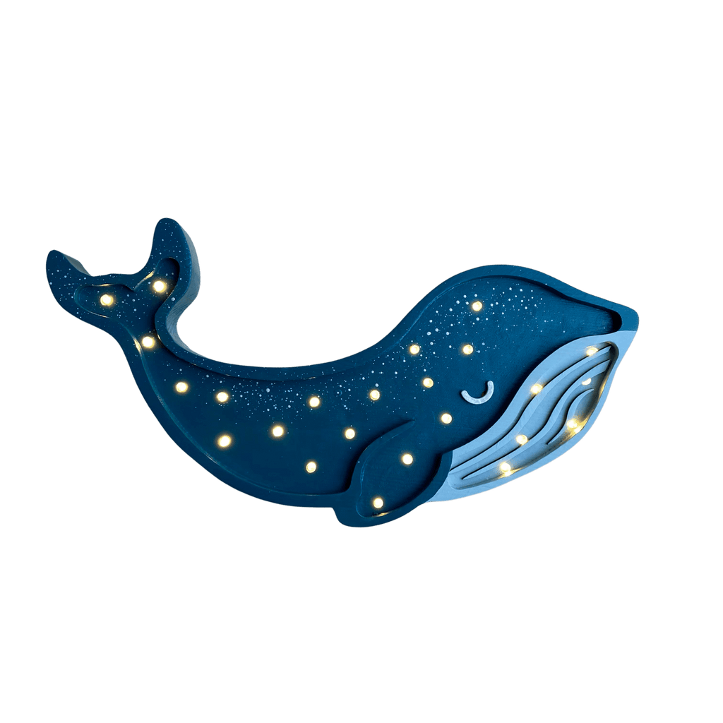Little Lights,Whale Lamp in Galaxy Teal,CouCou,Home/Decor