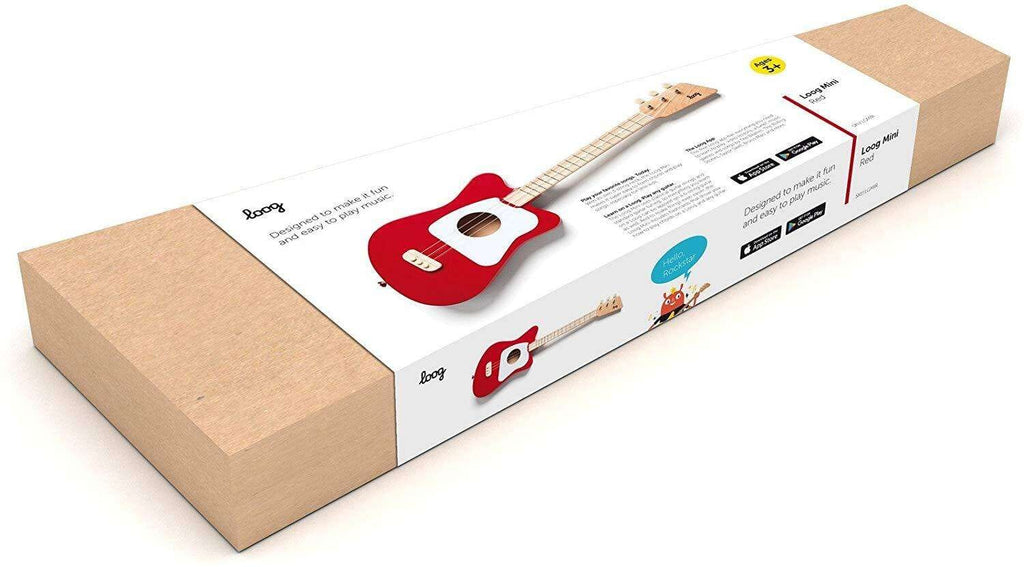CouCou,Loog Mini Guitar in Red,CouCou,Toy