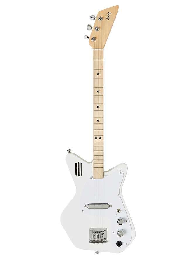 Loog Guitars,Loog Pro Electric Guitar in White,CouCou,Toy