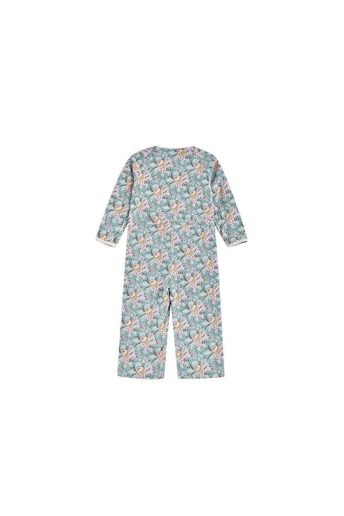 Louise Misha,Jenna Jumpsuit in Blue French Flowers,CouCou,Girl Clothes