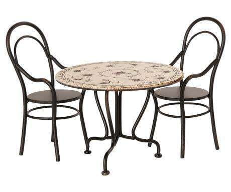Maileg,Dining Table Set with 2 Chairs,CouCou,Toy