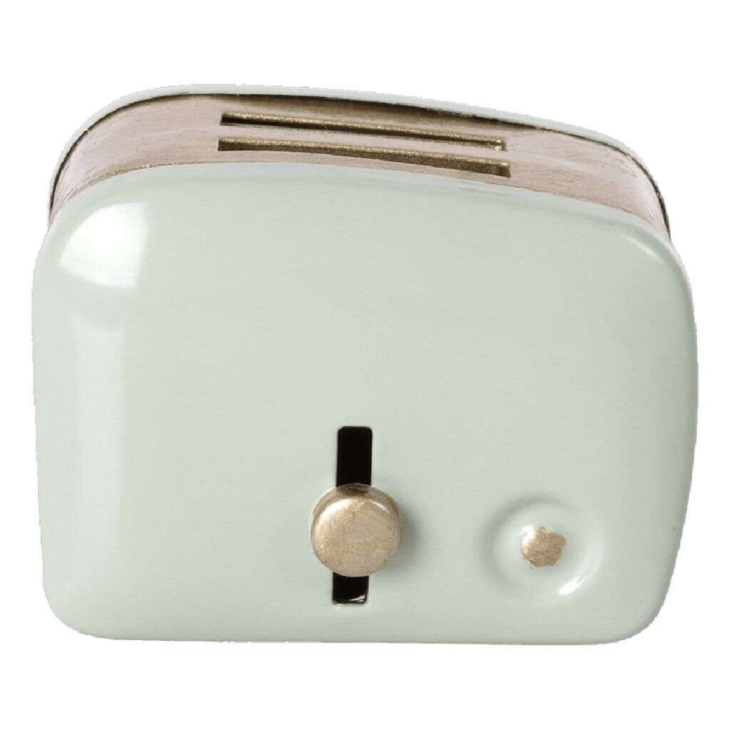 Maileg,Miniature Toaster & Bread - Mint,CouCou,Toy