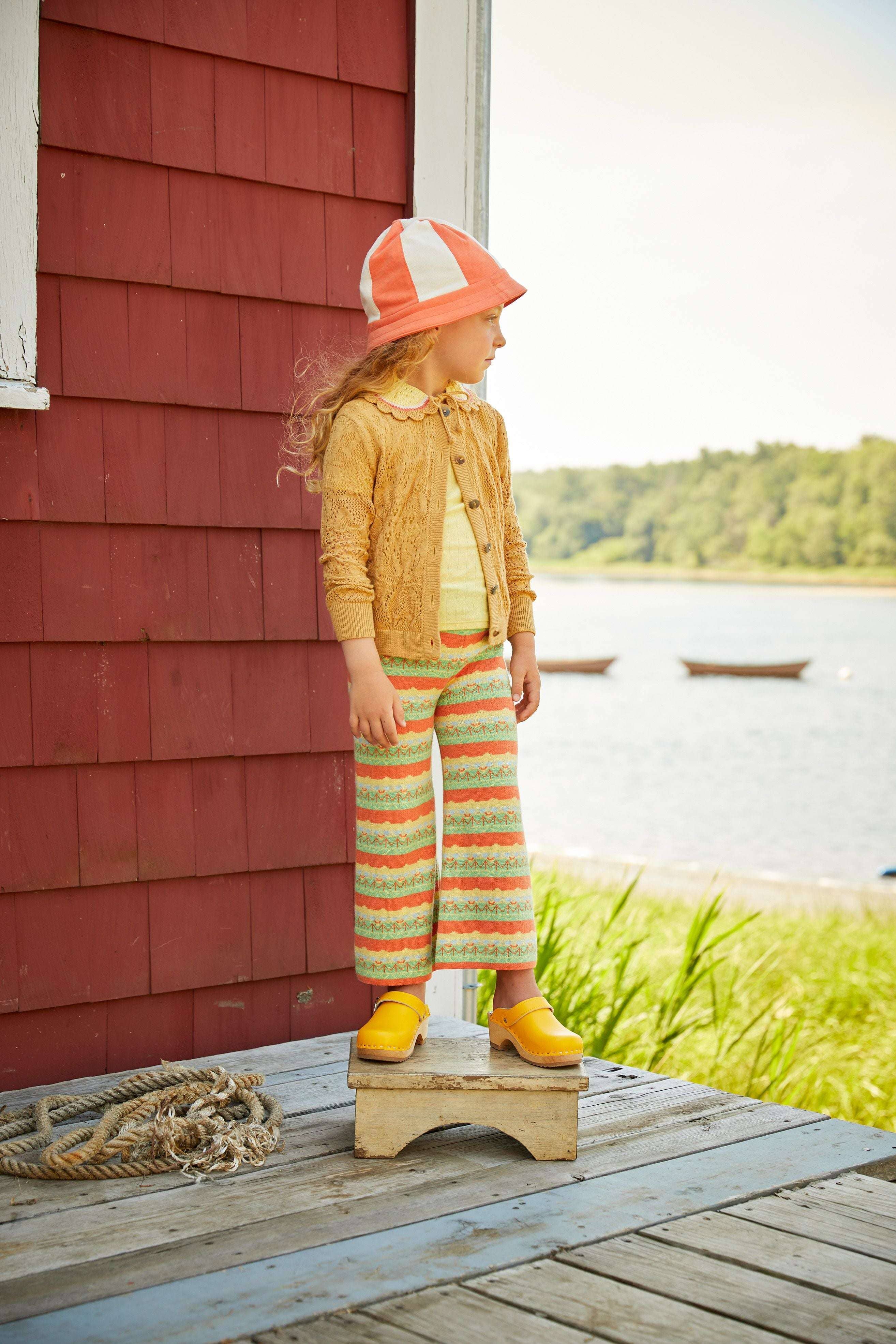 Misha and Puff, Fairground Pants in Melon – CouCou